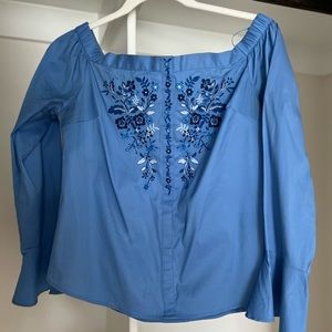 Broad neck blouse - Express